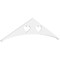 Ekena Millwork Pitch Winston Architectural Grade PVC Gable Pediment, 72"W x 18"H x 1"P (6/12) GPP072X018X100WIN - alternate 1